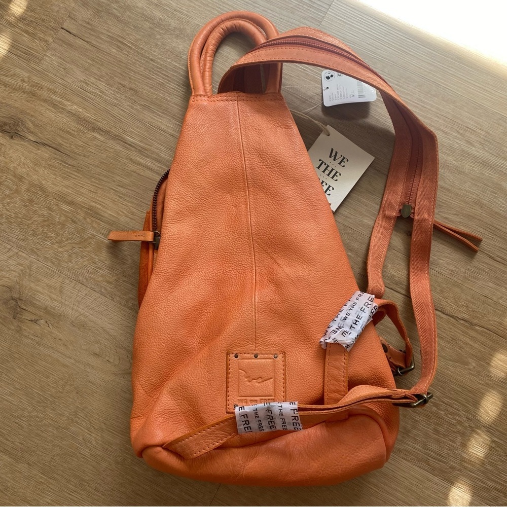 Free People We The Free Soho Convertible Sling in Orange - Picture 7 of 7